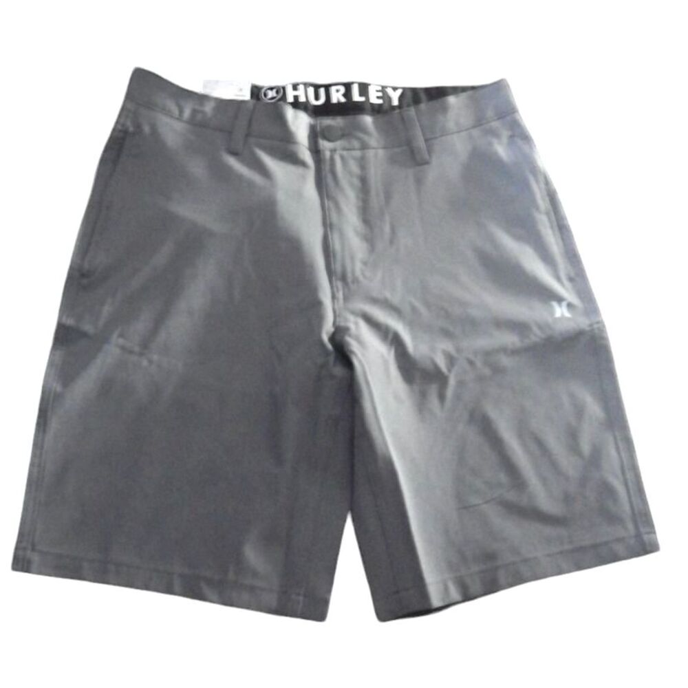 NWT Hurley Men’s 32 Ion Grey All Day Hybrid Shorts 4-Way Stretch Quick Dry